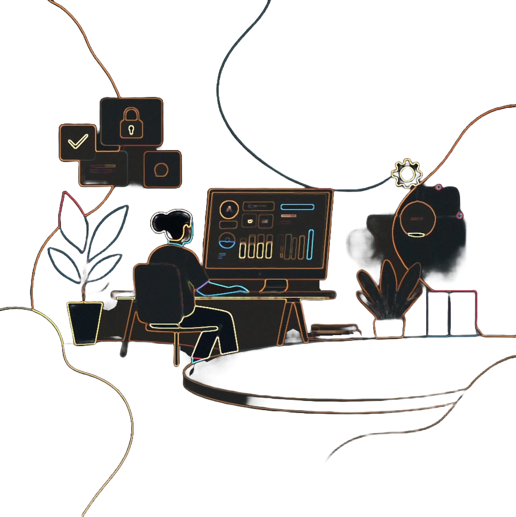 AI Platform Illustration